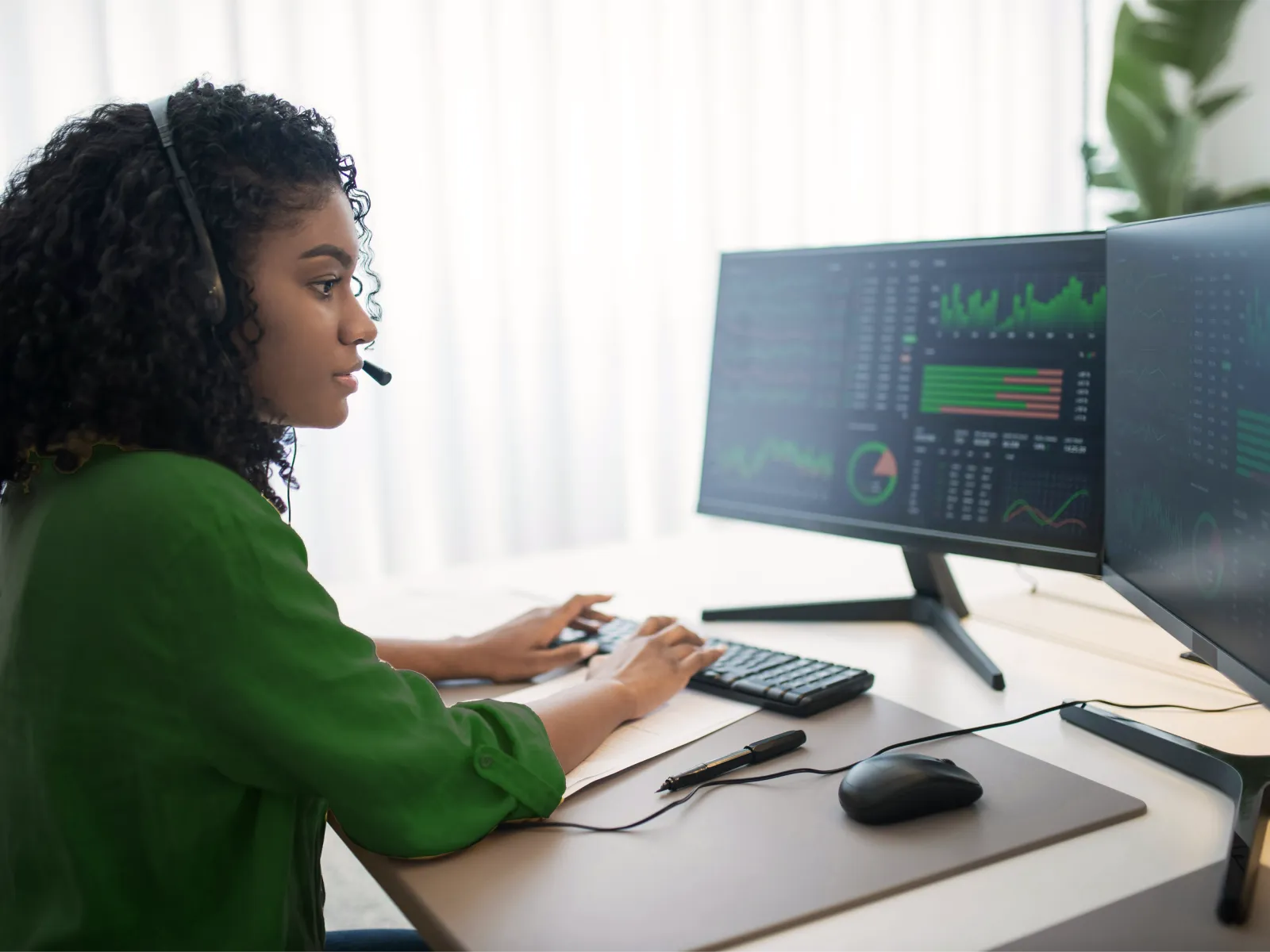 a person using a computer